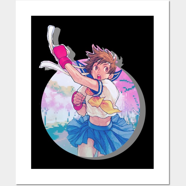 Sakura Kasugano Wall Art by tGst09